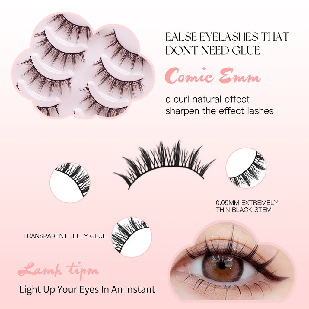 Soft Natural Long False Eyelashes