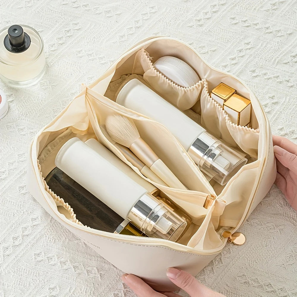 Leather Makeup Bag