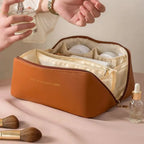 Leather Makeup Bag