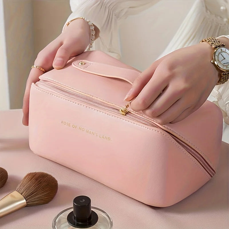 Leather Makeup Bag
